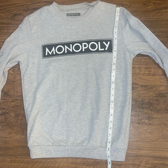 Oversized Monopoly Sweatshirt, Lagenlook, sz Extra Small. - Picture 5 of 8